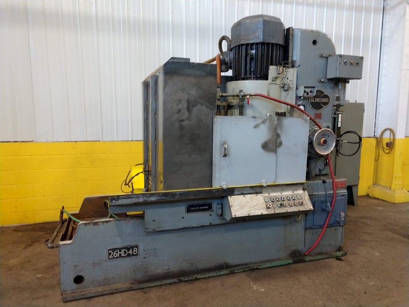 48" X 100 HP BLANCHARD MODEL #26HD48 GEARED HEAD ROTARY SURFACE GRINDER: STOCK #12968