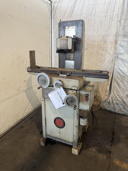 REID SURFACE GRINDER W/ DEDTRU CENTERLESS GRINDING ATTACHMENT. STOCK # 0116626.