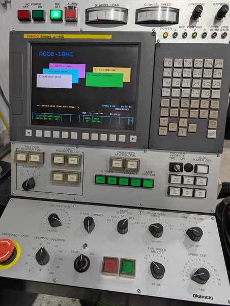 Okamoto ACC-818NC Precision CNC Grinder, 2022 – Coolant System, Fine Line Electro Magnetic Chuck