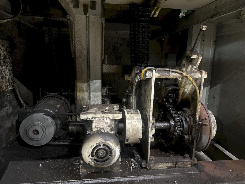 20,000 LB X 50&quot; ROWE MOTORIZED COIL REEL UNCOILER WITH COIL CAR: STOCK #20486