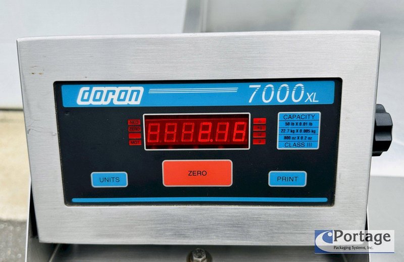 Heinzen Manufacturing  |  2720 Manual Produce Packing Table w/ Dual Scales