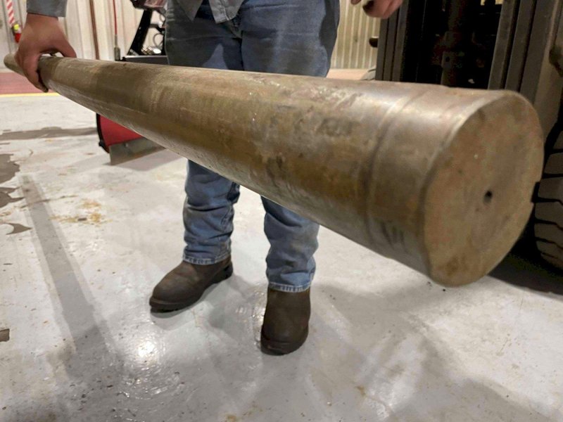 Used, 102&quot; x 3&quot; Diameter Boring Bar