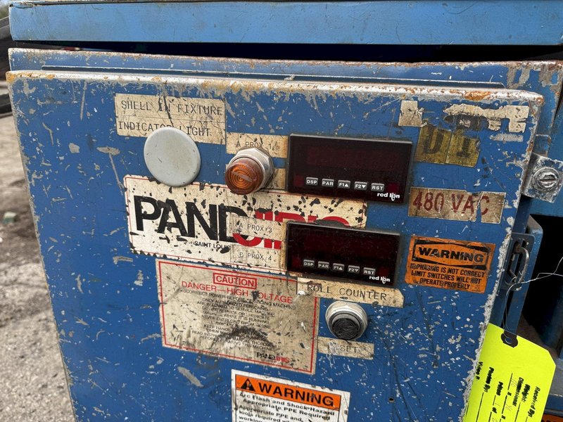 34 TON (68,000 LBS) PANDJIRIS MODEL #PR100 GEAR DRIVEN POWERED TANK TURNING ROLLS: YOBRO #24351