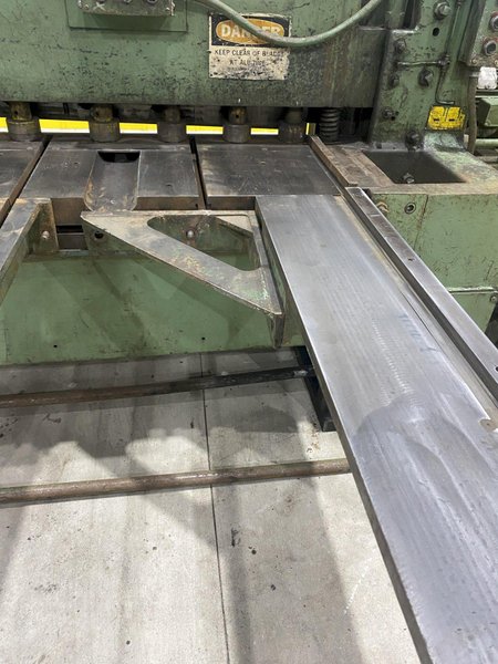 10' X 1/4" WYSONG MODEL #1025 MECHANICAL POWER SQUARING SHEAR: STOCK #20267
