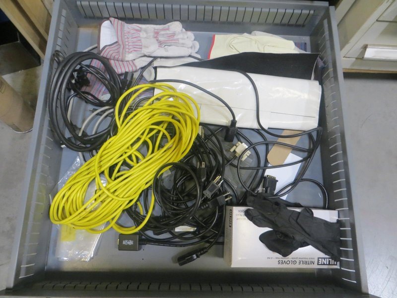 Stanley Vidmar 8 Drawers Heavy Duty Cabinet w Contents- Auction Item