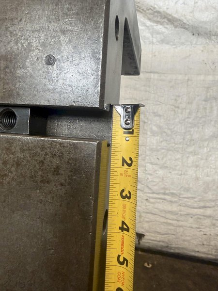 20" WIDE X 80" TALL X 24" DEEP T-SLOTTED ANGLE PLATE SET. STOCK # 0223026