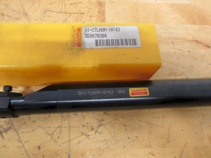 Kennametal/Sandvik 1.25"  x 14" Top Notching Inserted Boring Bars, (3) Kennametal A20-NER3, (1) Sandvik SI-CTLHOR-10143- Auction Item