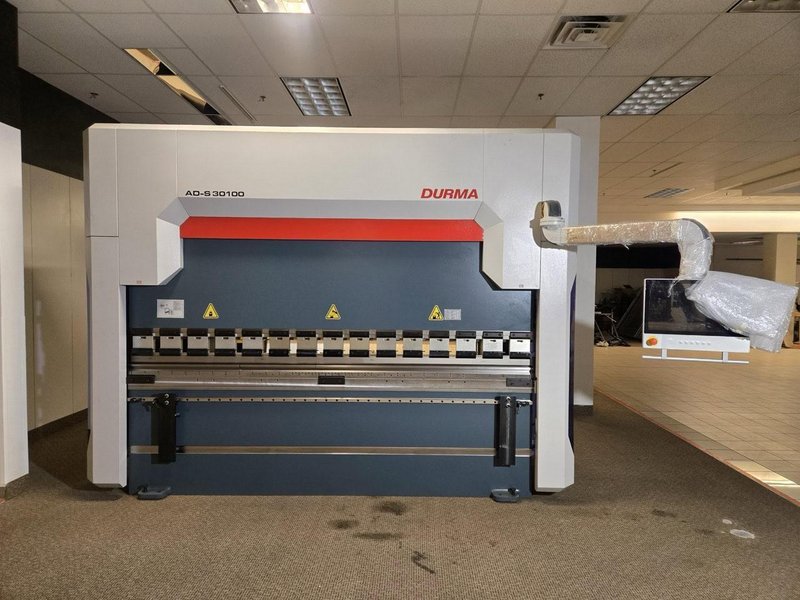 110 Ton x 10′ Durma AD-S 30100 Hydraulic Press Brake, 2022 – 4 Axis Backgauge