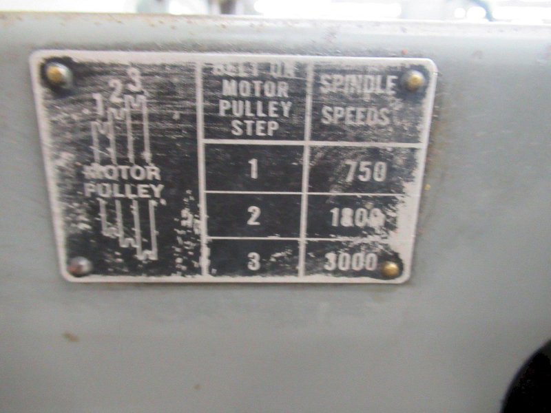 Hardinge HSL-5C Speed Lathe, Production Cross Slide, Lever Collet Closer, Metal Base
