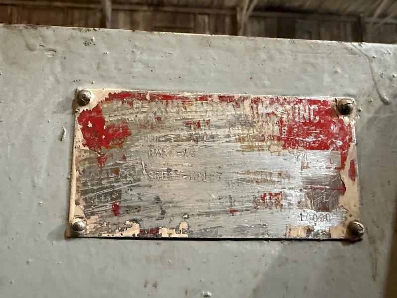 10,000 LB (5 TON) X 24&quot; RED BUD (RBI) MODEL #RM24-16 MOTORIZED POWER COIL REEL / UNCOILER: STOCK #15275