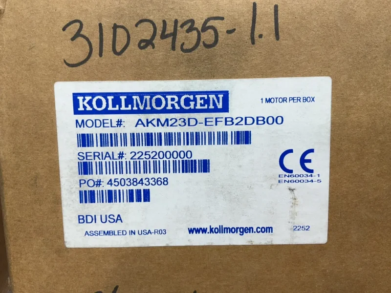 KOLLMORGEN PM SERVOMOTOR   -  AKM23D-EFB2DB00
