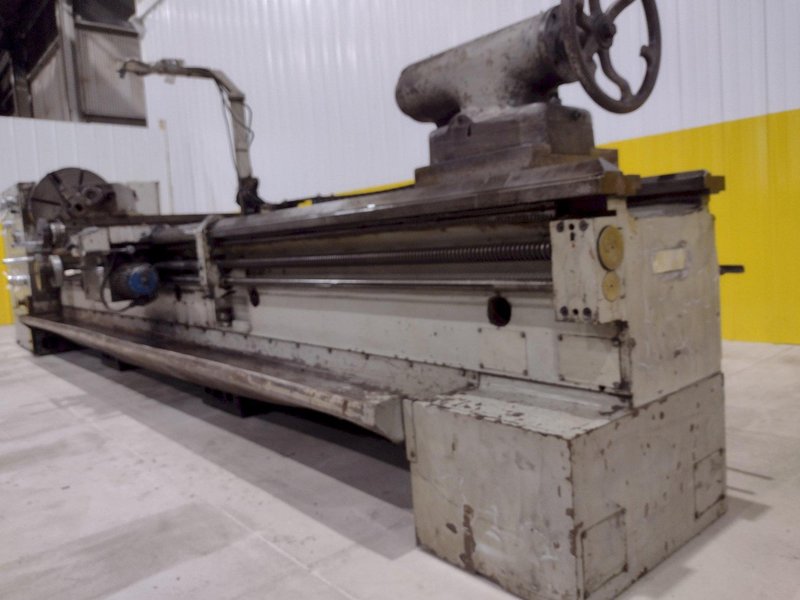 25&quot;/35&quot; X 157&quot; HERCULES MODEL #SPM-630x4000 GAP BED ENGINE LATHE 4&quot; HOLE: STOCK 12137