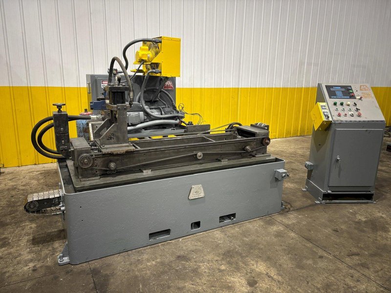 AMERICAN SERVO DRIVEN HYDRAULIC FLYING CUTOFF SHEAR WITH AMS CONTROLS: STOCK #18161