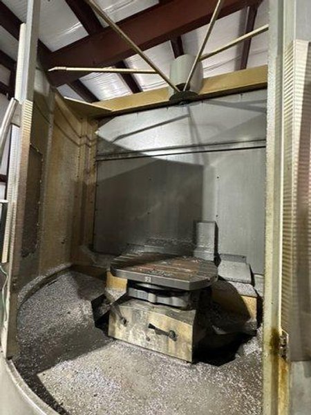 DMG Mori DMC 125 U2 5 Axis Machining Center, 2006 – Pallet Changer, Chip Conveyor