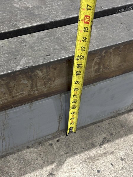 157&quot; X 216.5&quot; &#039; BAY CAST T-SLOTTED CAST LAYOUT FLOOR PLATE: STOCK #22065