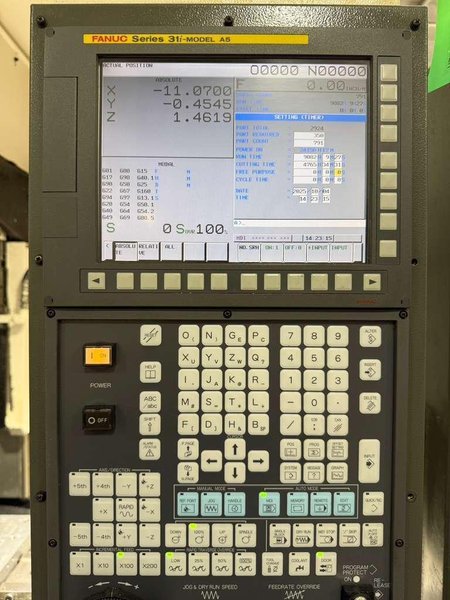 Fanuc Robodrill α-T21iFL CNC Drill Tap Center – Pallet Changer Mill
