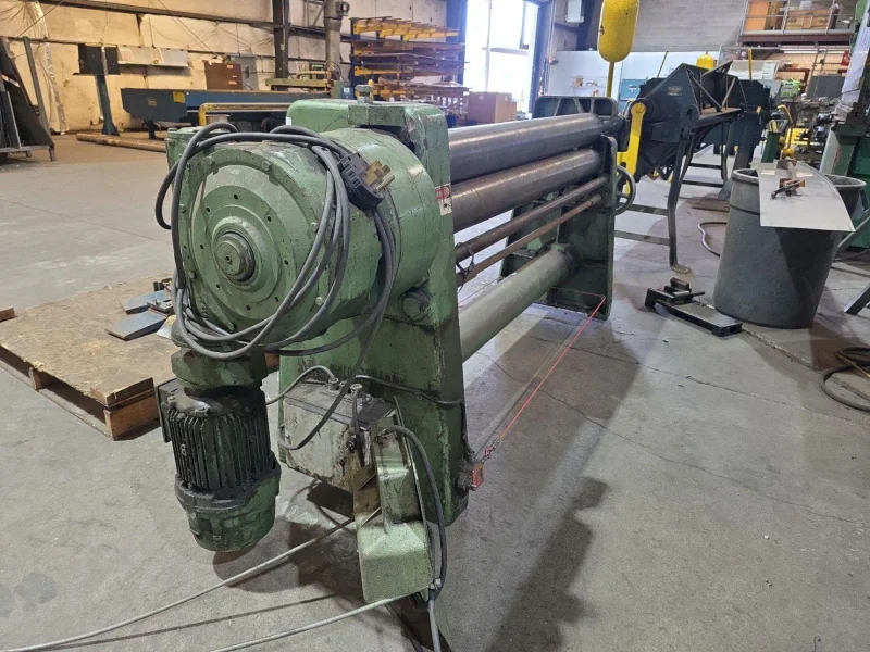 60&quot; x 3/16&quot; ROUNDO MODEL AB IP130/5 PLATE ROLL, (1992): STOCK# 4123