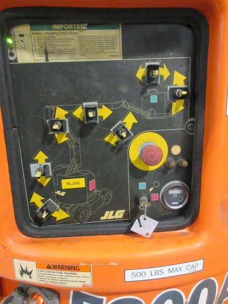 JLG E300AJ 30' Electric Articulating Boom Lift, 48V, 500 lb Capacity- Auction Item