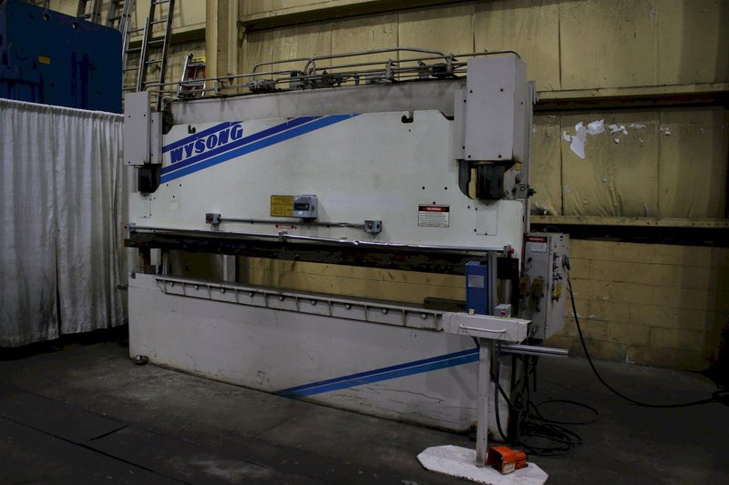 100 TON X 12' WYSONG MODEL #THS 100-144 HYDAULIC BRAKE: STOCK #75803