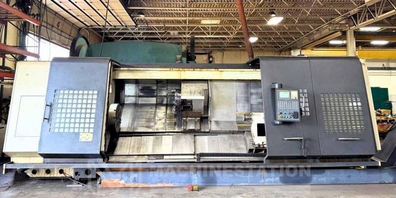 Shenyang SMTCL HTC80400Z CNC Turning Center – 157″ Long Bed C-Axis Live Tool Lathe