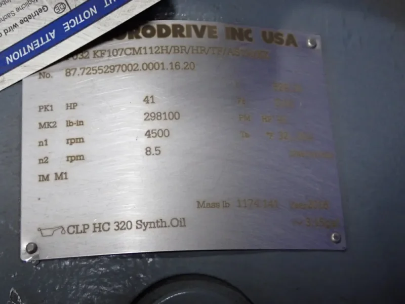 SEW EURODRIVE GEAR UNIT  -  KF107 CM112H/NR/HR/TF/AS1H/KK