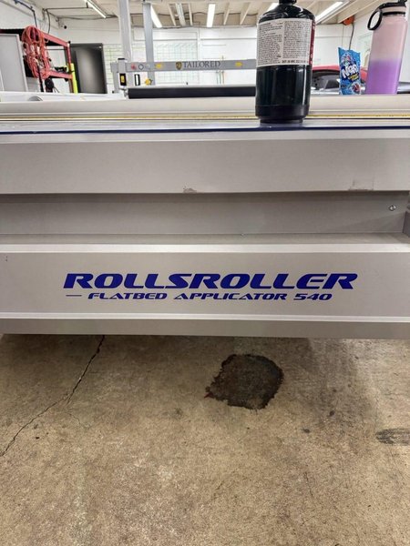 ROLLSROLLER 540/170 Premium Flatbed Applicator, 2021 – 64″ Wide LED Laminating Table, 1290 SQ FT/HR Output