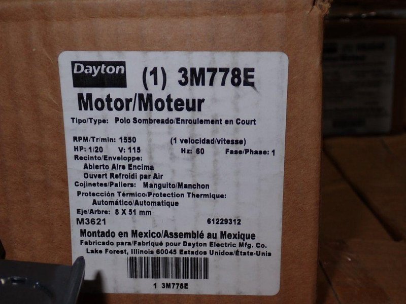 DATYON 1/20 HP MOTORS