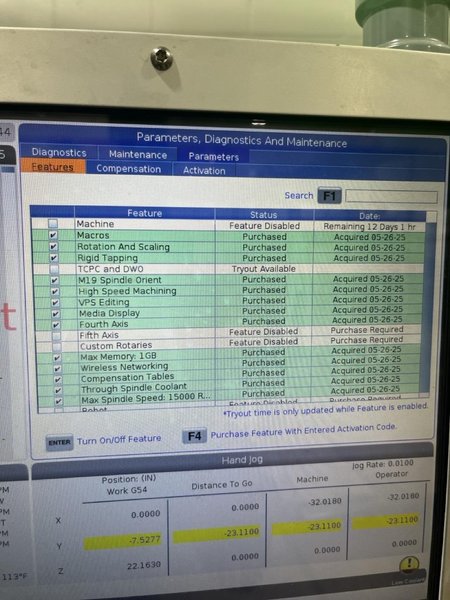 Haas VM-6 VMC, 2024 – 50 ATC, 15,000 RPM Spindle, 4th Axis Wired, Quad Auger