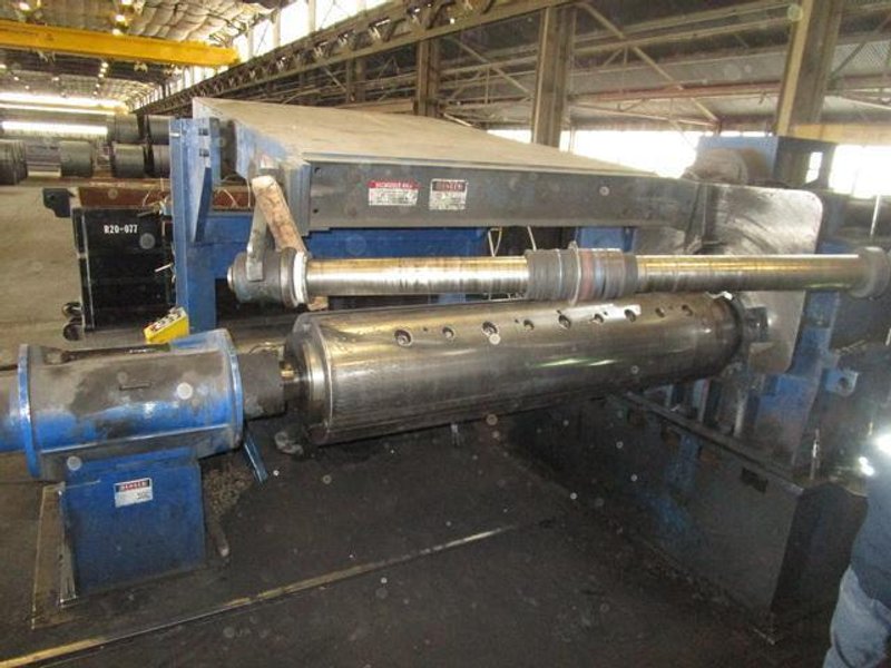 72" x 1/2" x 70,000# BRANER HEAVY GAUGE SLITTING LINE