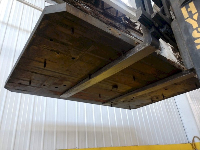 96&quot; X 60&quot; T-SLOTTED BOLSTER PLATE / LAYOUT SURFACE PLATE: STOCK #12681