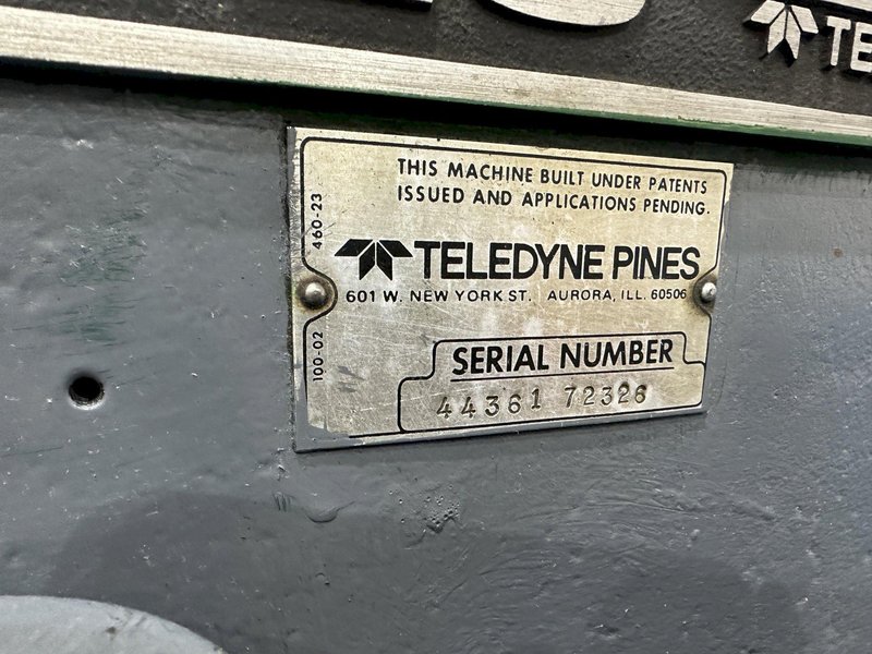 1&quot; PINES MODEL # 3T VERTICAL HYDRAULIC  TUBE BENDER: STOCK #77228