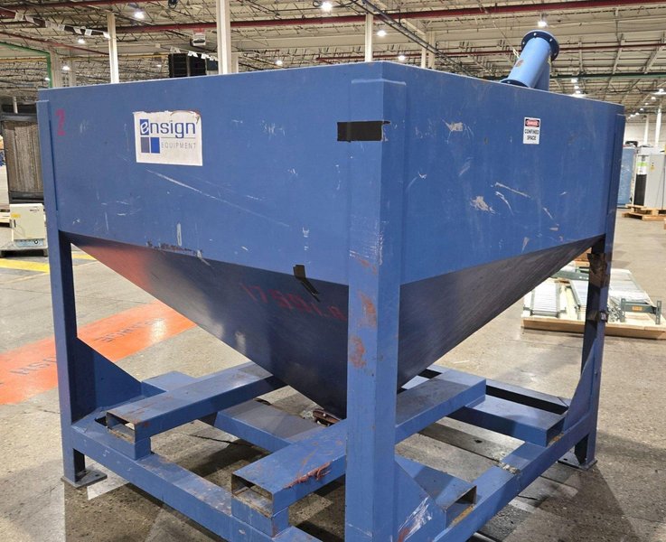 ENSIGN 73X118X90 POWERED HOPPER 208V 3 HP USED
