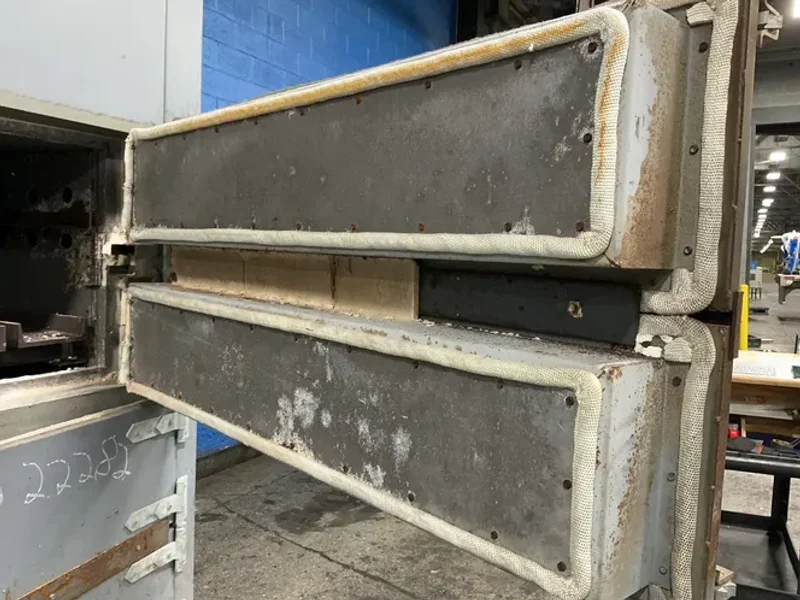 LEWCO, INC. 800 DEG FAHRENHEIT, TWO 52”X34”X24” OVENS HEAT-PRO NFPA CLASS B OVEN  -  CB8ETH-48-18-48
