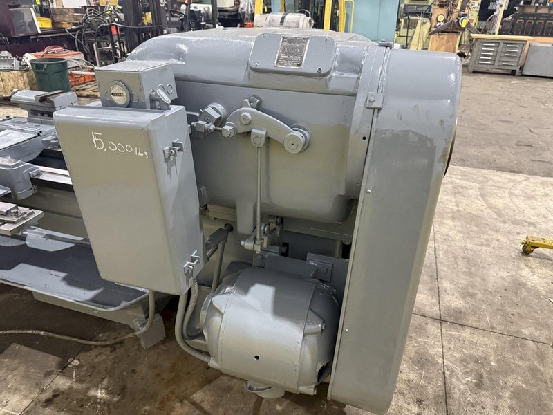 28&quot; X 144&quot; LODGE &amp; SHIPLEY 8-7/8&quot; HOLLOW SPINDLE ENGINE LATHE 8-7/8&quot; HOLE: STOCK #24032