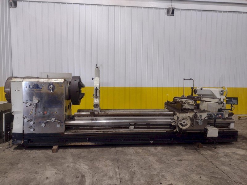 40" X 120" WILLIS MODEL #PA4010030 HOLLOW SPINDLE ENGINE LATHE, 10" HOLE, MAMMOTH SERIES, NEW 2009: STOCK #22267