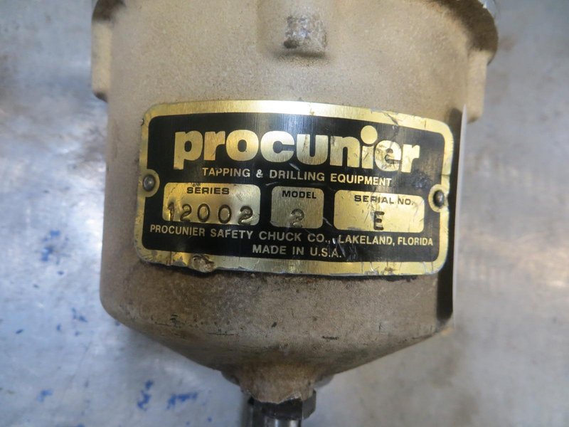 Procunier Style E High Speed Tapping Head w Instruction Manual- Auction Item