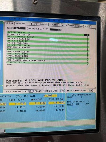 Haas VF-2 CNC Vertical Machining Center – 30,000 RPM, WIPS, Linear Scales Mill