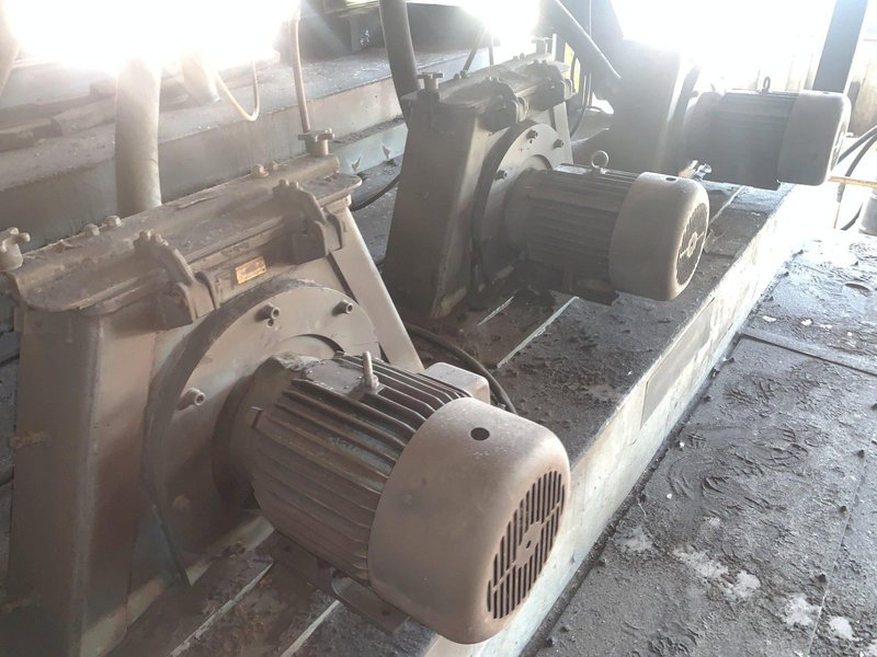 162&quot; WIDE X 6 WHEEL PANGBORN SHOT ROTOBLAST MODEL #ES-1923 TOP &amp; BOTTOM PLATE BLAST CLEANING SYSTEM: STOCK #13319