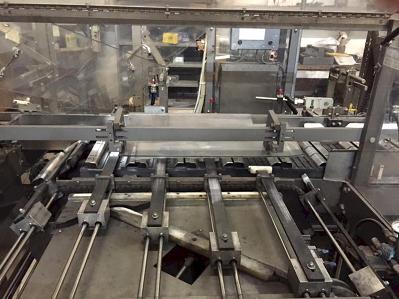 Thiele 60 Series Cartoner with Hot Glue and Automatic Barrel Cam loader