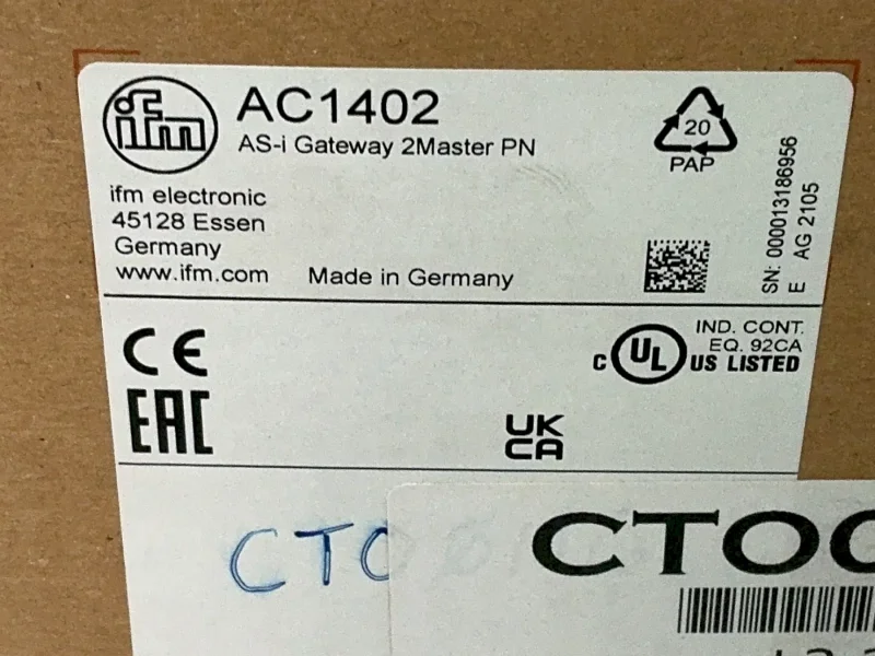 IFM AS-I GATEWAY MODULE  -  AC1402