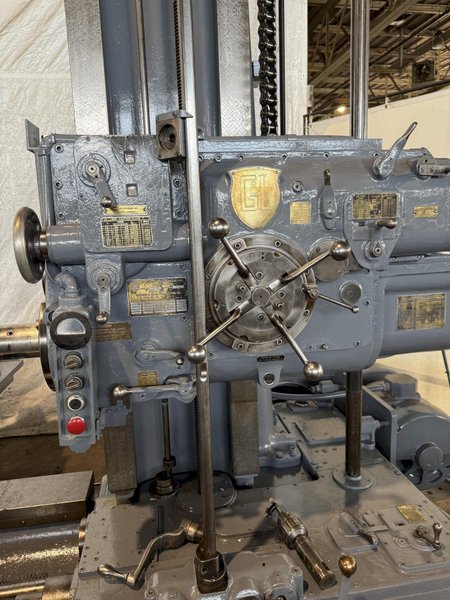 4" GIDDINGS &amp; LEWIS 340-T HORIZONTAL BORING MILL. STOCK # 0758926