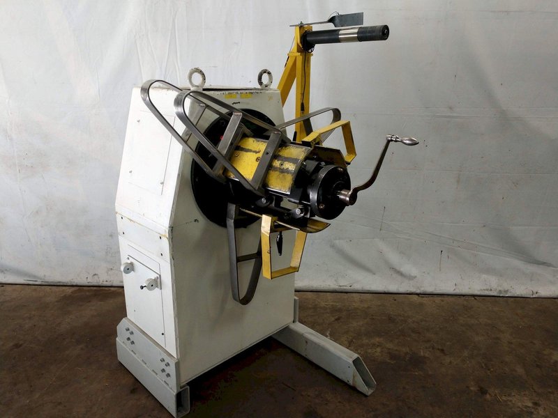 1,100 LB X 16&quot; GSW MODEL #MHM0.5/1250SO SERVO MOTORIZED COIL REEL UNCOILER: STOCK 12989