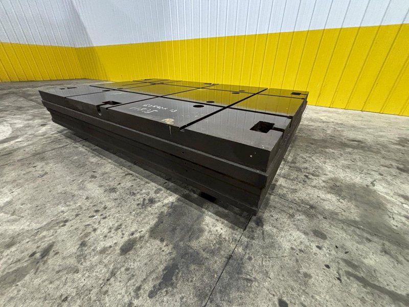 60&quot; X 90.5&quot; X 13&quot; T SLOTTED FLOOR PLATE: STOCK 11835
