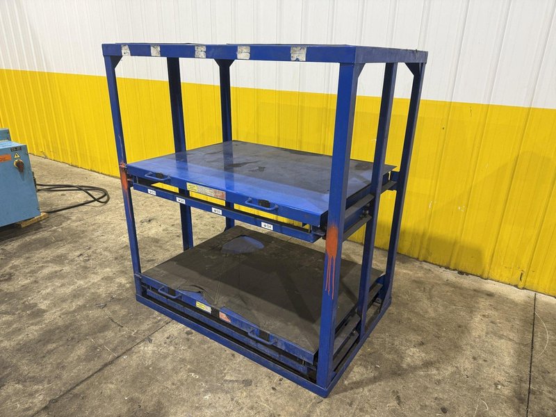 (4) 1,000 LB CAPACITY DIE RACKS W/ SLIDING SHELVES: YOBRO #24478