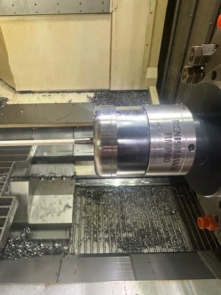 OKUMA MB8000H CNC 4-Axis Horizontal Machining Center, 2017;  31.5&quot; x 31.5&quot; pallets, 12,000 RPM spindle, 4,400 lb cap., travels 51.18&quot; x 43.3&quot; x 49.21&quot;, OSP P300M CNC. 171 Pos. ATC, Renishaw tool detection and chip conveyor, 50 hp