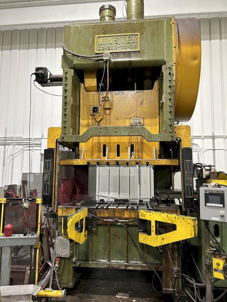 200 TON MINSTER GAP FRAME PRESS: STOCK #78636