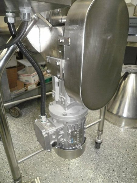 2 Cubic foot Stainless steel Double Ribbon Blender – Unused 1HP Motor &amp; Gearbox 120v, Full Rebuilt Electronics.