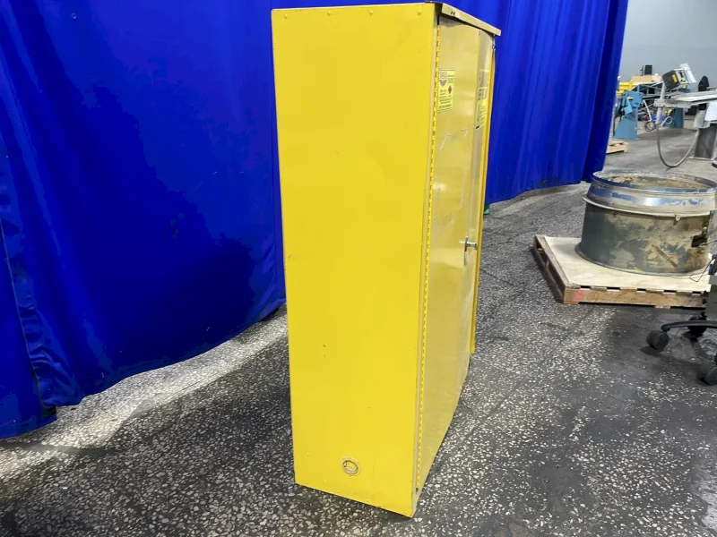 EAGLE MANUFACTURING CO. 45 GAL / 43”X18”X65” FLAMMABLE CABINET  -  1945