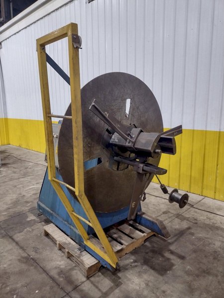 6,000 X 12" COLT MODEL #CR-60-12 MOTORIZED COIL REEL UNCOILER : YOBRO #24603