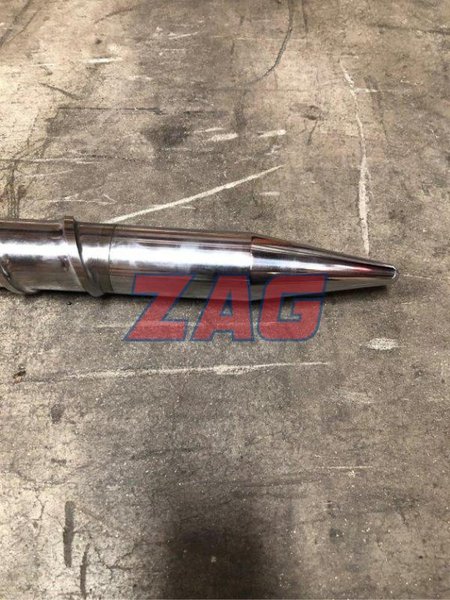 Nissei Like New FNX / NEX 50MM Screw, Smear Tip, End Cap and Nozzle.  Fits 50E or 50A Injection Unit